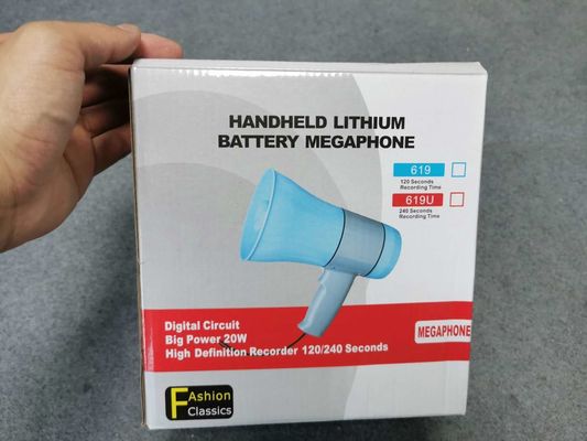 619U BT портативный беспроводный мегафон Bluetooth с поддержкой USB и встроенным микрофоном